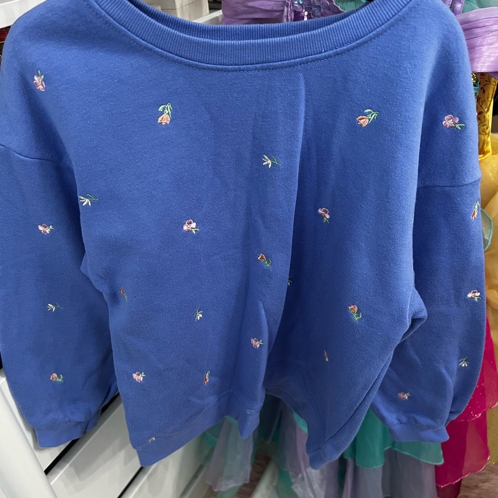 Primark Blue Embellished Sweatshirt